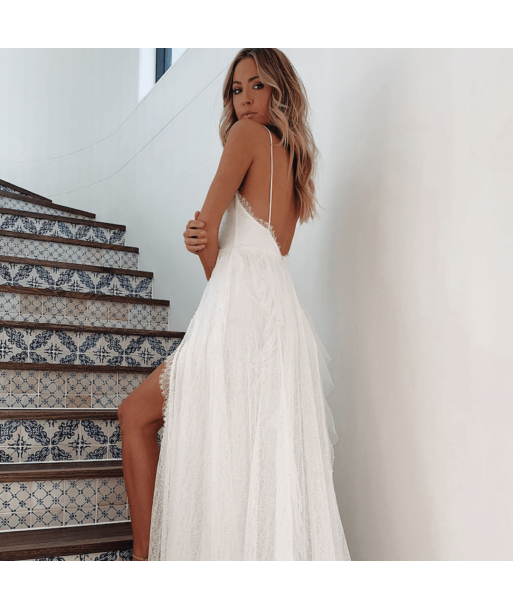 Abito da Sposa Boho Chic Bianco Les magasins à Paris