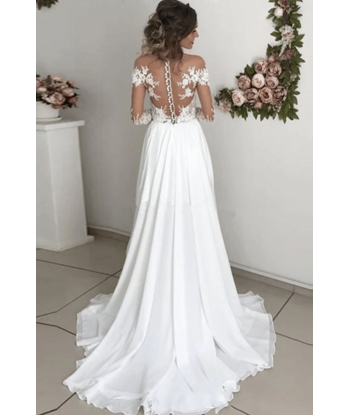 Abito da Sposa Boho Chic con Pizzo online