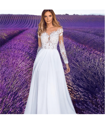 Abito da Sposa Boho Chic con Pizzo online