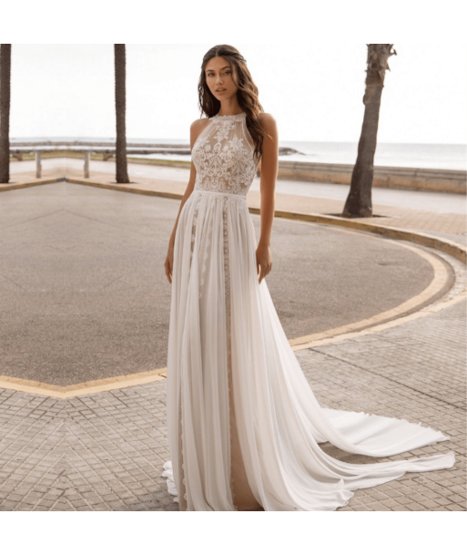 Vestito da Sposa Avorio Boho Chic Jusqu'à 80% De Réduction