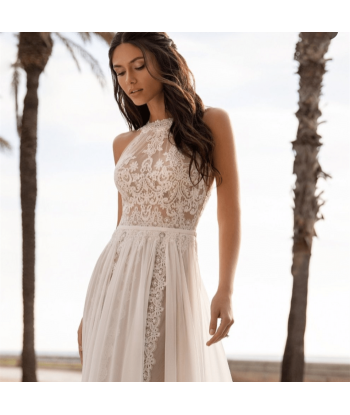 Vestito da Sposa Avorio Boho Chic Jusqu'à 80% De Réduction