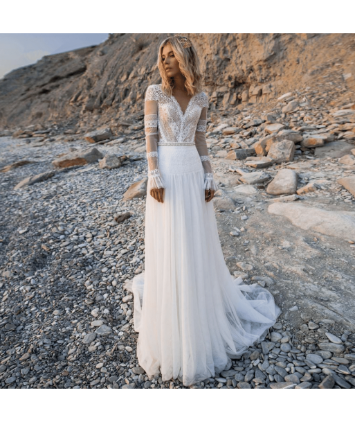 Abito da Sposa con Maniche in Pizzo l'évolution des habitudes 