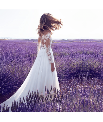 Abito da Sposa Boho Chic con Pizzo online