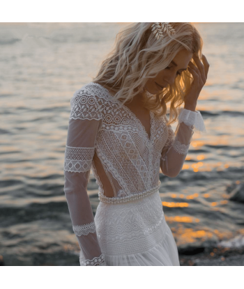 Abito da Sposa con Maniche in Pizzo l'évolution des habitudes 