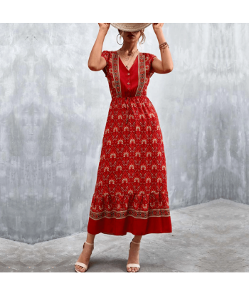 Vestito da Sera Country Rosso store