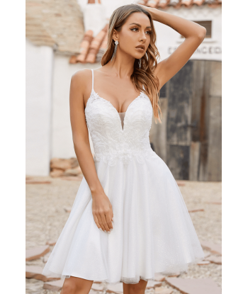 Vestito Bianco Corto da Sposa outlet