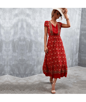 Vestito da Sera Country Rosso store