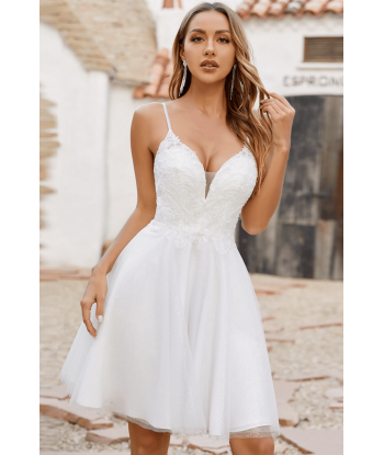 Vestito Bianco Corto da Sposa outlet