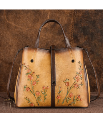 Borsa in Cuoio Vintage Fiori Artigianale s'inspire de l'anatomie humaine