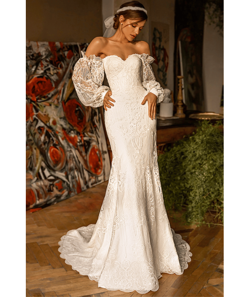 Abito da Sposa Sirena Scollo a Cuore l'achat 