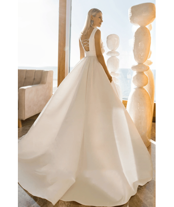 Abito da Sposa Avorio Semplice acheter en ligne