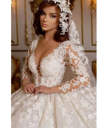 Abito da Sposa Principessa con Pizzo d'Europe débarque