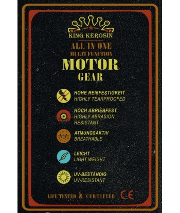 JEANS MOTO »KUSTOMBUILT - MOTOR GEAR« 708 Dark Blue suggérées chez