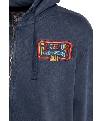 VESTE DE SURVÊTEMENT DÉLAVÉE À L'ACIDE »HIT THE ROAD JACK« en ligne des produits 