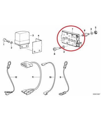 OCCASION Redresseur pont de diodes 14V22A - BMW-12311244062 la livraison gratuite