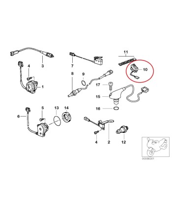 Interrupteur ABS - BMW-61311459960 la livraison gratuite