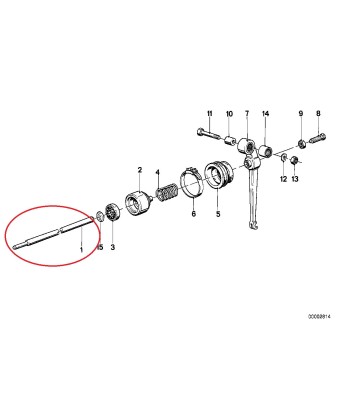 Tige d'embrayage - BMW-23131241844 s'inspire de l'anatomie humaine