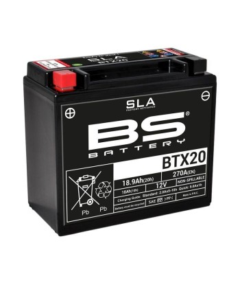 Batterie BTX20 12V 18.9Ah 270A SLA BS BATTERY plus qu'un jeu 