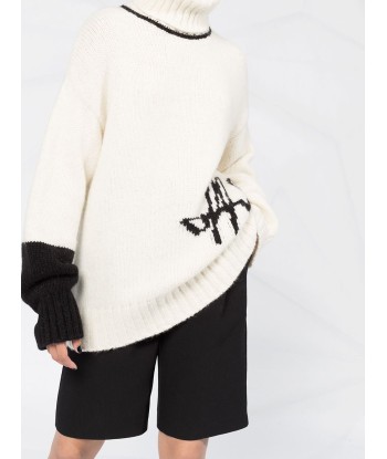 OFF-WHITE - Pull en maille intarsia 2024