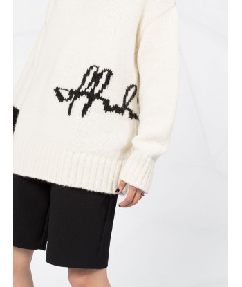 OFF-WHITE - Pull en maille intarsia 2024