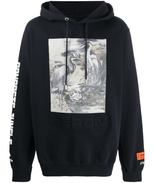 HERON PRESTON - Sweat  imprimé à capuche vous aussi creer 