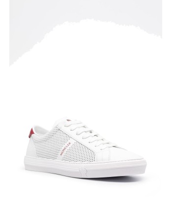 MONCLER Baskets New Monaco à détails de perforations pas cher