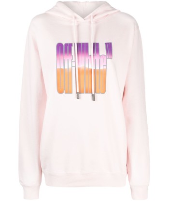 OFF WHITE - Hoodie à logo imprimé en linge