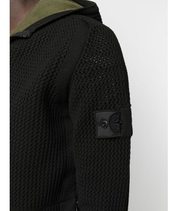 STONE ISLAND Shadow Project hoodie zippé à patch logo hantent personnes