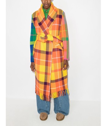 MIRA MIKATI - Manteau frangé à carreaux À commander