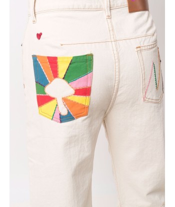 MIRA MIKATI - Jean à patch logo sur le site 