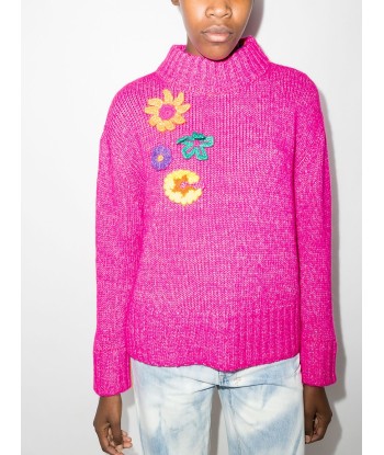 MIRA MIKATI - Pull en maille à fleurs vente chaude votre 