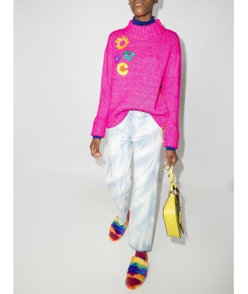 MIRA MIKATI - Pull en maille à fleurs vente chaude votre 