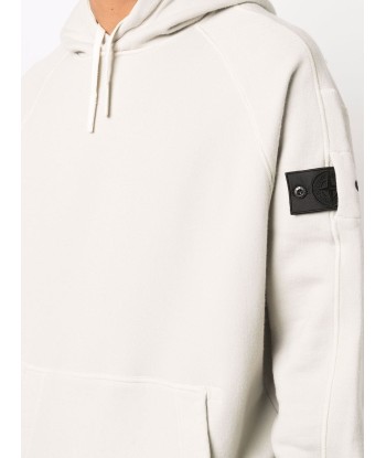 Stone Island Shadow Project - Logo-patch long-sleeved hoodie de France