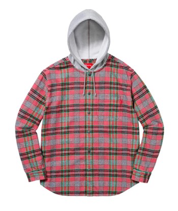 Supreme - Plaid Flannel Shirt soldes