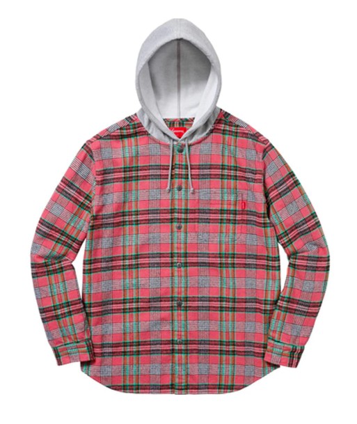 Supreme - Plaid Flannel Shirt soldes