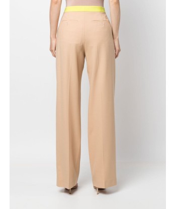 OFF WHITE -Pantalon de tailleur à taille haute pas cher 