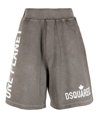 DSQUARED2 -  Short de sport à logo imprimé rembourrage situé sous