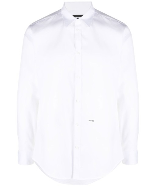 DSQUARED2 - Chemise en coton à logo Véritable concentré