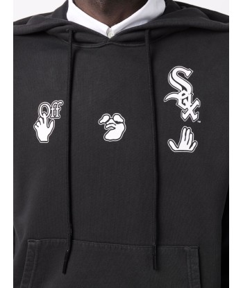 OFF WHITE x MLB Hoodie Chicago White Sox à logo imprimé Comparez plus de prix