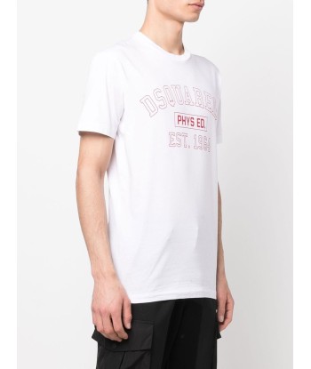 DSQUARED2 - Tee-shirt à logo imprimé pas cher 