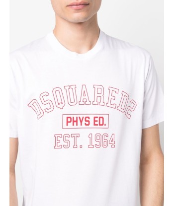 DSQUARED2 - Tee-shirt à logo imprimé pas cher 