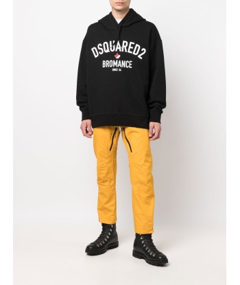 DSQUARED2 - Hoodie bleu à imprimé Bromance chez Cornerstreet bien 