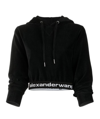 ALEXANDER WANG - Hoodie à lien de resserrage des créatures d'habitude