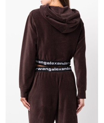 ALEXANDER WANG - Hoodie à lien de resserrage Economisez 