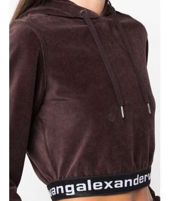 ALEXANDER WANG - Hoodie à lien de resserrage Economisez 