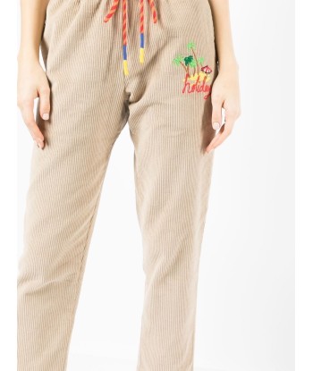 MIRA MIKATI - Pantalon slim en velours côtelé basket pas cher