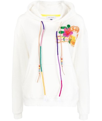 MIRA MIKATI - Hoodie Let's Flay Away à motif patch Livraison rapide