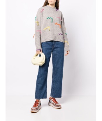 MIRA MIKATI - Pull à broderies paiement sécurisé