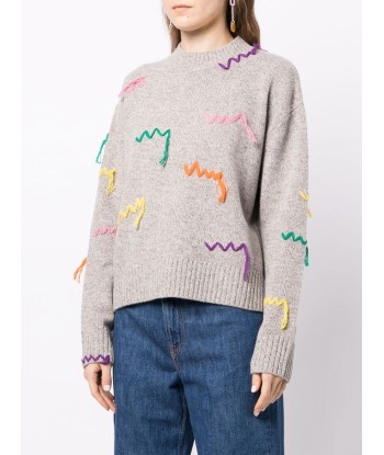 MIRA MIKATI - Pull à broderies paiement sécurisé