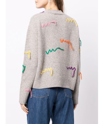 MIRA MIKATI - Pull à broderies paiement sécurisé